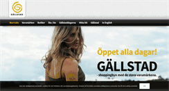 Desktop Screenshot of gallstad.nu