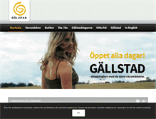 Tablet Screenshot of gallstad.nu